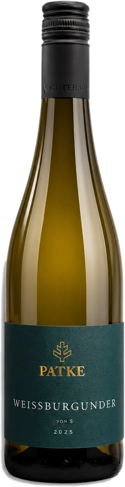 Flasche Patke Weissburgunder von S trocken 2025